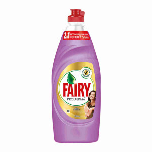 Средство для мытья посуды Fairy ProDerma шелк и орхидея 650 мл
