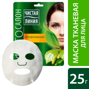 Чистая Линия тканевая маска для лица ПРЕОБРАЖАЮЩАЯ 1 шт - 1
