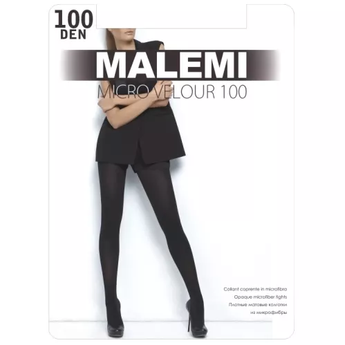 Колготки Malemi Micro velour 100 Den цвет Nero размер 5 – 1