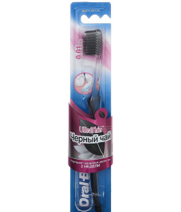 ORAL_B З/щетка UltraThin Черный чай Экстра Мягкая