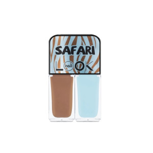 NL Лак TRENDS SAFARI, Blue Zebra, 2×3 мл