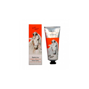 Крем для рук Farmstay jeju mayu visible difference hand cream Horse oil Лошадиное масло 100мл