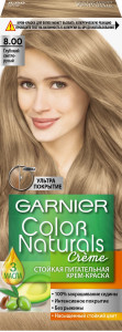 Garnier Стойкая питательная крем-краска для волос "Color Naturals", оттенок 8.00 Глубокий Светло-Русый - 1