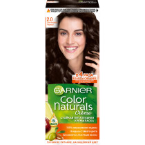 Крем-краска для волос Garnier Color Naturals Стойкая питательная оттенок 2.0 Элегантный Черный 