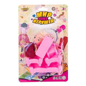 Набор куклолка с мебелью "Мир моих игрушек"7221-1М