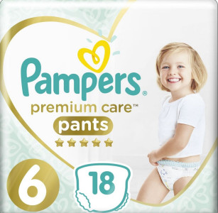 PAMPERS Трусики Premium Care XL 15+кг 18шт