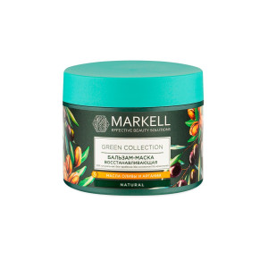 Бальзам-маска для волос Markell Green collection восстанавливающая 300 мл
