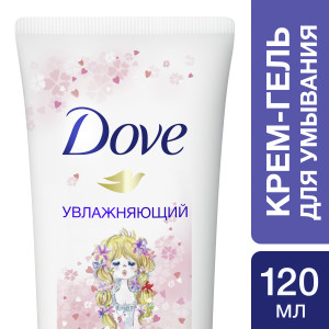 Dove крем-гель для умывания Увлажняющий 120 мл - 1