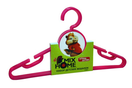 Набор вешалок Lakomo Mix Home Kids розовый 3 шт
