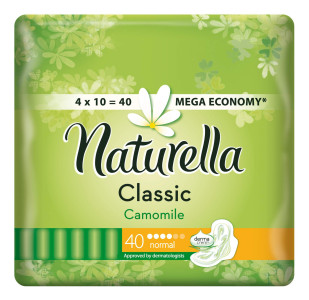 NATURELLA Прокладки Classic Normal Quatro 40 шт