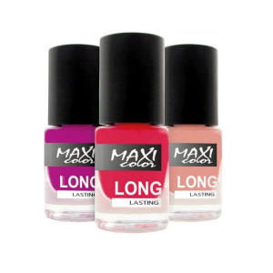 БИОКОН MAXI COLOR Лак для ногтей 6мл Long Lasting  85