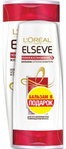 Шампунь для волос, Бальзам для волос L`Oreal Paris Elseve Полное Восстановление 5 для ослабленных или поврежденных волос 400 мл и 200 мл