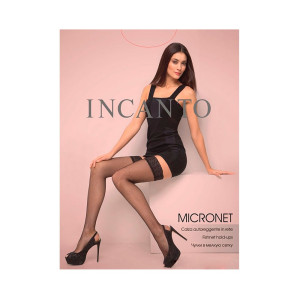 Колготки Incanto Micronet 1/2 melon (мелкая сетка)