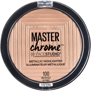 Хайлайтер Maybelline New York Face Studio Master Chrome для сияния кожи оттенок 100 Molten Gold 6.7 г - 1