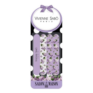 Набор пилок для ногтей Vivienne Sabo Salon A Maison 4 шт