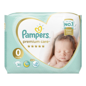PAMPERS Подгузники Premium Care Newborn (1,5-2,5кг