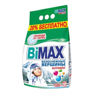 Стиральный порошок BiMax Автомат Белоснежные вершины 1,5кг