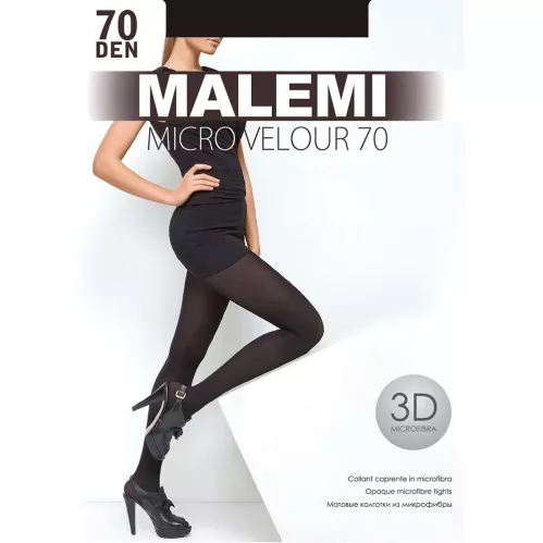 Колготки Malemi Micro velour 70 Den цвет Nero размер 5 – 1