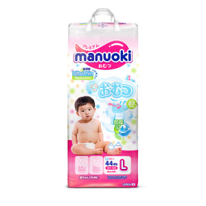 Подгузники Manuoki Ultrathin L 12+ кг 44 шт - 1