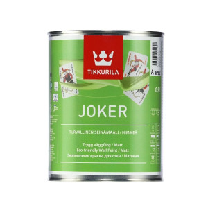 Краска Tikkurila Joker интерьерная моющаяся база А матовая 0.9 л