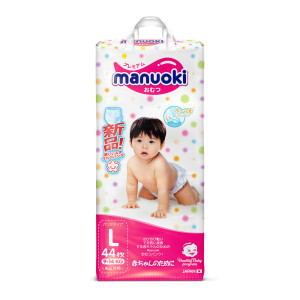 Подгузники-трусики Manuoki L 9-14 кг 44 шт