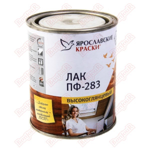 Лак Ярославские краски ПФ-283 бесцветный банка 1.7 кг