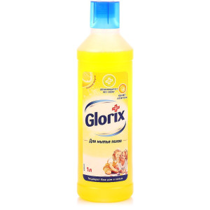 Чист.средство glorix 1л д/мытья полов свежесть лимонная энергия спец тт