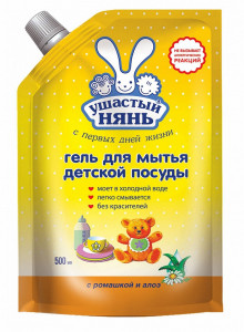 Средство для мытья посуды Ушастый нянь запасной блок 500 мл