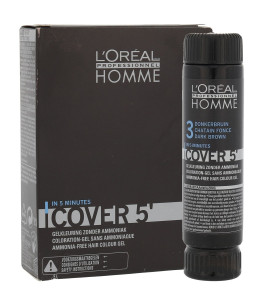 Гель для тонирования седины L`Oreal Professionnel Cover 5' 3 темный шатен 50 мл