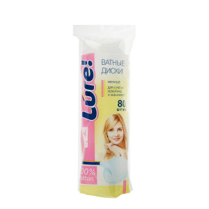 LURE Blonde Ватные диски 80шт/35