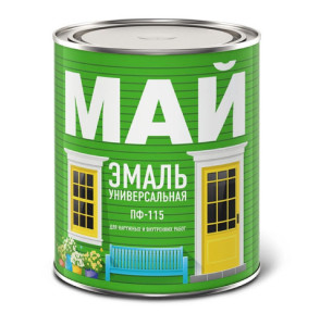 Эмаль ПФ-115 Май Универсальная красная 2.6 кг