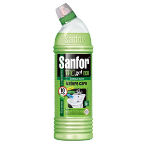 Чистящий гель  sanfor 750мл eco д/биде и писсуаров