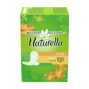 Прокладки "Натурелла Calendula Tenderness Normal" Ежедн. с аром. календулы Quatro 100 шт