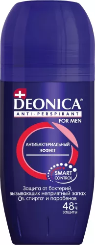 Дезодорант-антиперспирант шариковый Deonica Антибактериальный For men 50 мл – 1