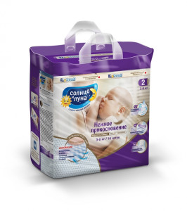 Подгузники Солнце и Луна S 3-6 кг small-pack 16 шт