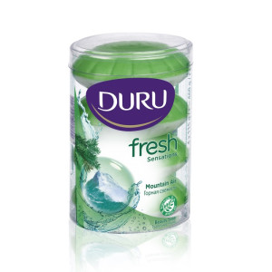 Мыло туалетное Duru Fresh Горная свежесть экопак 4*115г