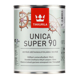 Лак универсальный Tikkurila Unica Super 90 база EP высокоглянцевый 0.9 л