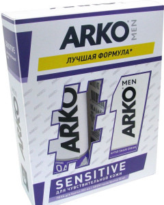 ARKO ПН Sens пена для бритья 200 мл+крем п/бритья 50 мл
