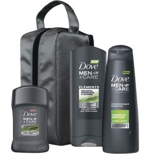 Dove Men+Care подарочный набор Энергия свежести (250+250+50) мл - 1