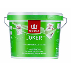 Краска Tikkurila Joker интерьерная моющаяся база С матовая 2.7 л