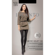 Колготки Incanto Micro Velvet 100 Den цвет Nero Микрофибра размер 3