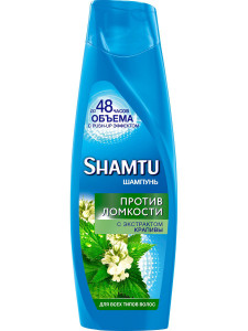 Шампунь SHAMTU 360 мл Против ломкости волос экстракт крапивы