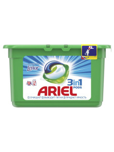 Капсулы для стирки Ariel Lenor эффект 3в1 12 шт
