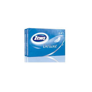 Носовые платки Zewa Deluxe (3-x слойные) 6*10 шт