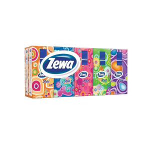 Носовые платки Zewa Deluxe Стайл 6*10шт