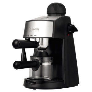 Кофеварка Scarlett 800 Вт эспрессо капучино черный 240 мл