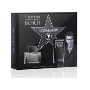 Набор мужской Antonio Banderas Seduction in Black (Туалетная вода 50мл, бальзам после бритья 100мл)