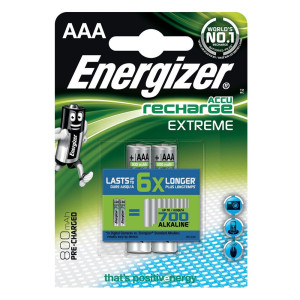 Аккумулятор Energizer Extreme 800 ААА ВР2 в уп.2шт