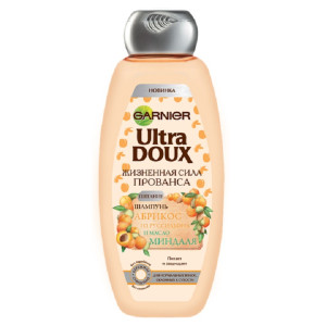 Шампунь для волос Garnier Ultra Doux Жизненная сила Прованса для нормальных волос, склонных к сухости 400 мл