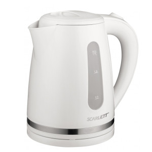 Чайник на подставке Scarlett 2200Вт 1,7л белый SC-EK18P34